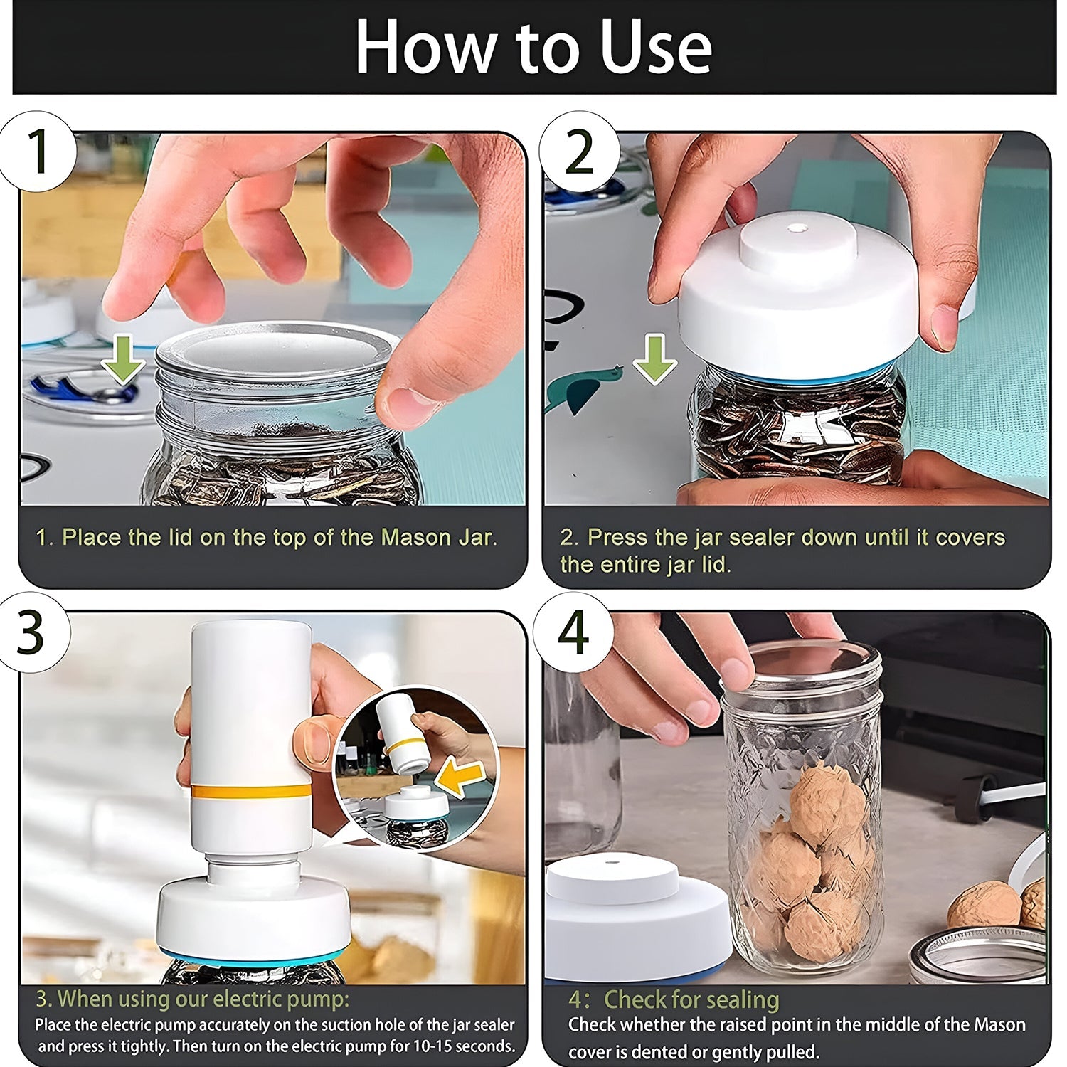 Portable USB Rechargeable Vacuum Sealer Machine (1 Pc) Portable USB Rechargeable Vacuum Sealer Machine (1 Pc)